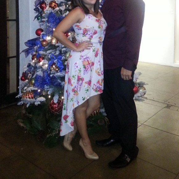 Summer Floral  High Low Dress - Picture 5 of 5